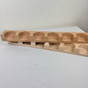Williams Sonoma wooden spice racks-wall hanging-2-pc